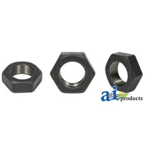 A & I Products Nut; 1-1/8"-12 Hex Jam, Plain 2" x2" x0.5" A-7A4999